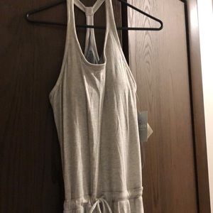 Floor length Athleta Dress- light grey heather